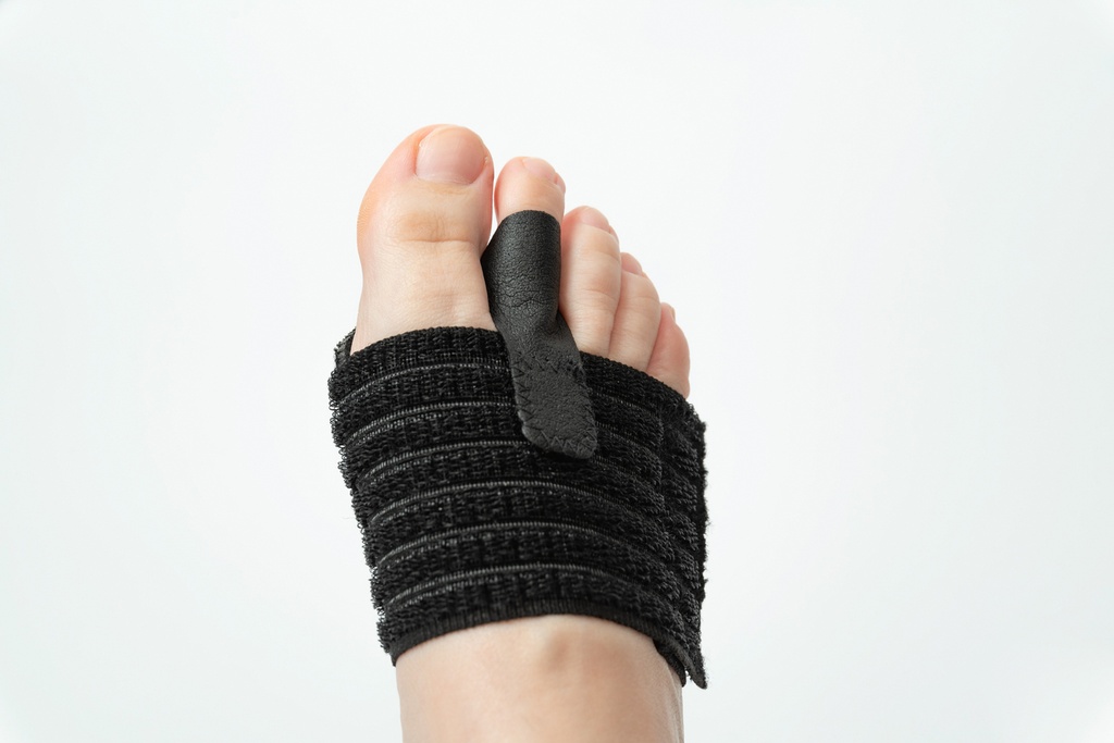 FIXTOE QX - Stabilisateur Post-Chirurgical pour Hallux Valgus & autres - Taille Unique - Noir