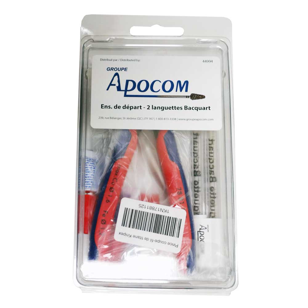 Starter Kit - (2) Bacquart&#39;s Tab Orthonyxia - Titanium (Regular)