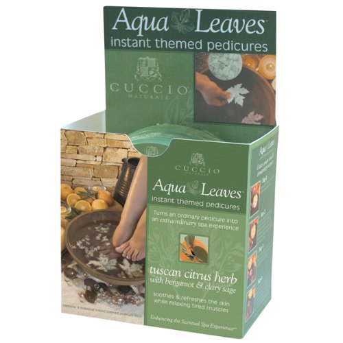 CUCCIO NATURALÉ Aqua leaves  (6 / box) - Tuscan citrus herb