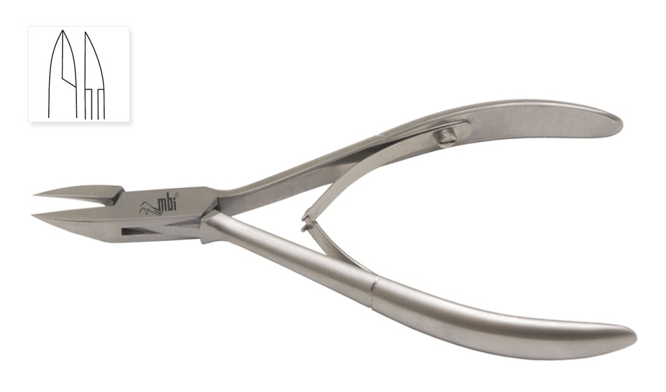 MBI® Ingrown Nail Nipper Standard Jaw Double Spring - Size 5″