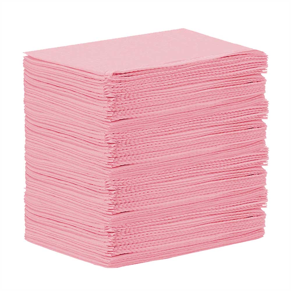 MEDICOM® SafeBasics™ Dry-Back® Bibs (3-ply) 2 ply of tissue & 1 ply poly (125) Dusty Rose