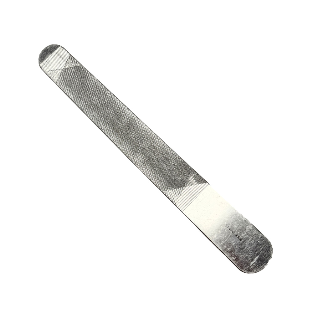 File with 3 stripes and rounded tip 6&#34;