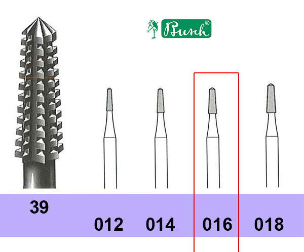 BUSCH® Stainless Steel Bur (cone)