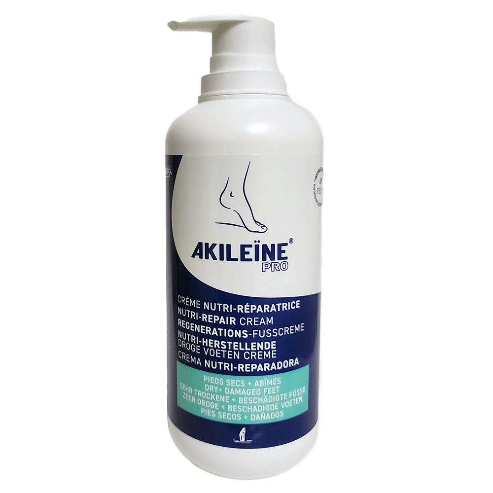 AKILÉÏNE® Dry Foot Nutri-Repair Cream Professional (with dispenser) 500 ml