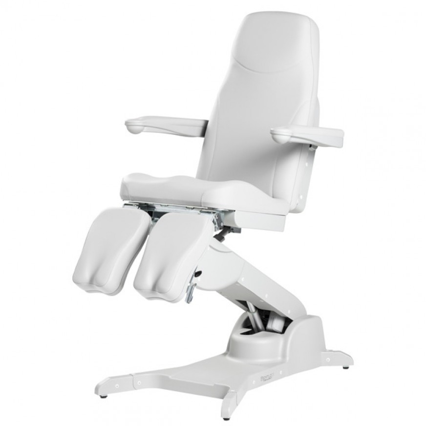 BENTLON® Fauteuil Podo Platinum avec support jambes double - Blanc