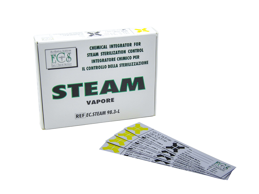 [2ECS9835] ECS Classic Indicator Type 5 Steam Sterilization Control - Pack of 250