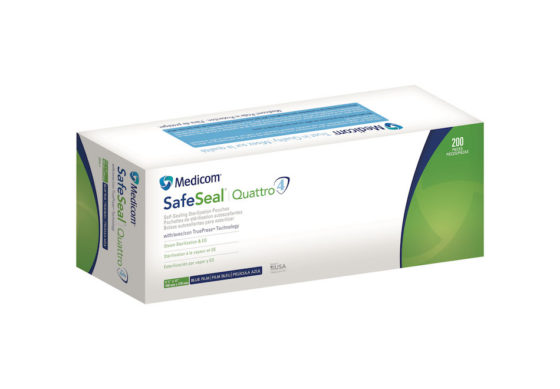 [88045-4] MEDICOM SafeSeal sterilization pouches - 4¼ x11 (Case of 10)
