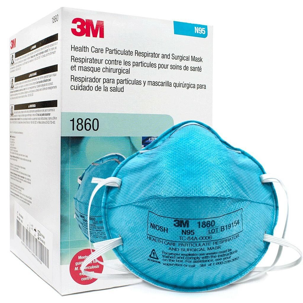 [51860] 3M - Respirateur contre les particules (20/bte) N95