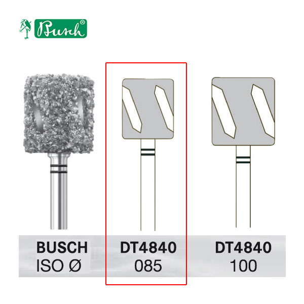 [2DT4840085] *BUSCH® Fraise en diamant - Grain méga gros (DiaTWISTER)