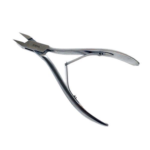 [13054-15CM INOX] KIEHL® Double spring nail nipper - straight & sharp jaw